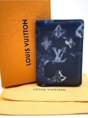 Louis Vuitton Blue Tie-Dye Monogram Pocket Organizer